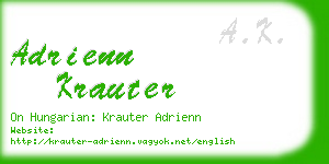 adrienn krauter business card